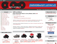 Tablet Screenshot of cyklo-prodej.cz